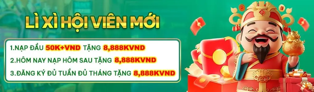 Hu883 Hội viên mới nạp đầu từ 50k tặng tối đa đến 8.888k